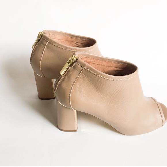 Open/peep toe booties - Picture 4 of 7